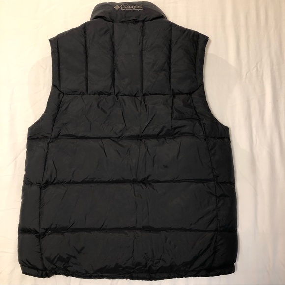 ❌  SOLD ❌ Columbia Black Down Vest Y2k - Picture 2 of 11